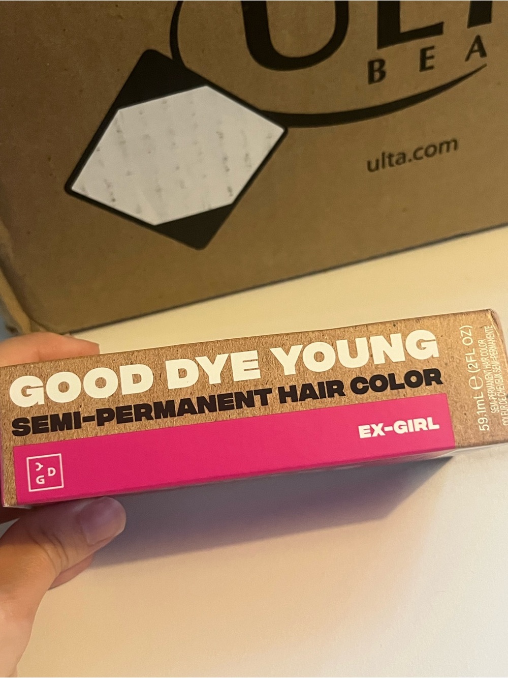 Good Dye Young Semi-Permanent Hair Color — Ex-Girl Pink 2 oz